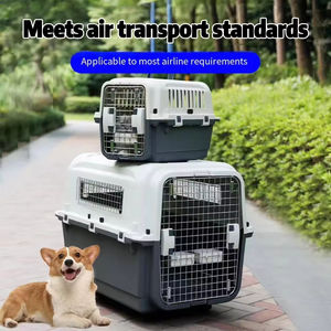 Transport d'animaux de compagnie chien et chat approuvé par la compagnie aérienne 4 roues pliable en aluminium ABS grande capacité transporteur de voyage - Product Image 2