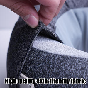 Bantal Pijat elektrik serviks portabel, pemijat penutup katun bernapas busa memori pemanasan bantal pijat bentuk O kualitas tinggi 2025 - Product Image 5