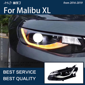 Luci per auto per Malibu <span class=keywords><strong>XL</strong></span> 2016-2019 fari a LED DRL indicatore di direzione dinamico lente bifocale Xenon abbaglianti anabbaglianti accessori - Product Image 6