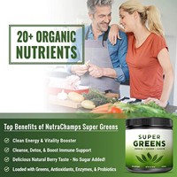 Poudre de protéines végétales de fruits et légumes, végétarienne et végane, spiruline, chlorelle, 255 g, emballage en pot, énergisante