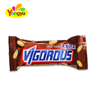 Délicieuses Bouchées de Chocolat Fourrées au Nougat Guimauve, Croustillant Flocon de Neige Rempli de Cacahuètes, Confiseries Enrobées de Chocolat