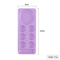 Plateaux en plastique pour vernis à ongles, palette rectangulaire pour mélange de couleurs, plateau porte-peinture, fournitures pour ongles, accessoires de peinture pour ongles