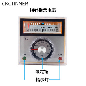 เครื่องควบคุมอุณหภูมิเตาอบแบบดิจิตอล Ckctinner Tel72 9001X ขนาด 68x68 มม. - Product Image 3