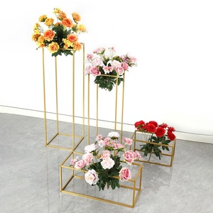 Multi Functional Metal Plant <b>Display</b> Stand Durable Iron <b>Flower</b> Holder For Party Event Wedding Venue Decor Supply - Product Image 5