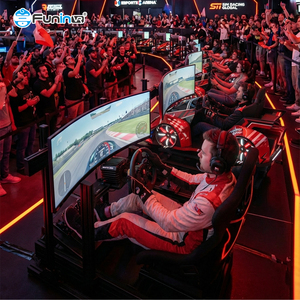 FuninVR Machine de jeu d'arcade à monnayeur, simulateur de course de karting avec cockpit et roues, <span class=keywords><strong>Mario</strong></span> <span class=keywords><strong>Kart</strong></span> Direct Drive - Product Image 5