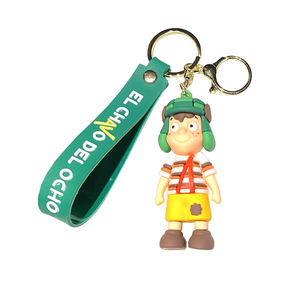 Llavero de Goma <span class=keywords><strong>El</strong></span> <span class=keywords><strong>Chavo</strong></span>, Estilo Nuevo, Lindo Dibujo Animado, Colgante para Mochila Escolar, Pequeño Regalo Delicado, Impermeable, Personalizable, Venta al por Mayor - Product Image 5
