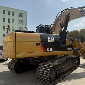 Excavadora usada Caterpillar CAT320D, máquina de construcción hidráulica de cadenas grande de 20 toneladas, CAT320D2L, excavadora grande de segunda mano. - Product Image 3
