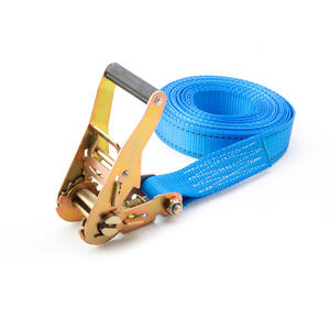 Correa de trinquete Mercali de poliéster, longitud personalizable, herramienta de aseguramiento de carga para remolques de ATV, versión sin ganchos, tensor de amarre - Product Image 1