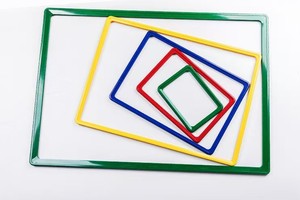 Retail Plastic Promotion Advertising <b>Poster</b> Sign Holder Board Floor Display Stand <b>Poster</b> <b>Frame</b> - Product Image 4