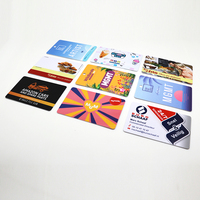 Carte en plastique de PVC de cadeau d'adhésion d'impression de CMYK pour le magasin de thé de café