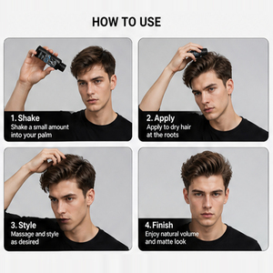 Poudre Coiffante Texturisante <span class=keywords><strong>Homme</strong></span> Personnalisée OEM – Votre Marque, Remises en Gros, Fixation Forte, Volume Accru, Kit Coiffant Végétalien - Product Image 6