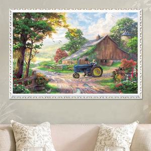 Kits de broderie à l'aiguille écologiques Kits de point de croix imprimés sur toile Kits de broderie en coton d'approvisionnement d'usine - Product Image 3