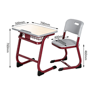Meubles de classe modernes personnalisables, table d'étude, petit bureau réglable en hauteur pour enfants, ensemble chaise et bureau pour étudiants, chaises pour l'école