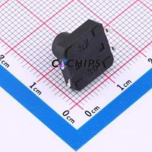 BX-TS-26-121295TT Tactile Switch SMD-4P,12x12mm Switch Single Pole Single Throw Round Button 2.6N Vertical Mount - Product Image 2