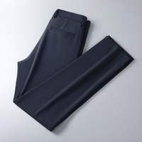 Pantalons de costume pour homme, coupe slim, extensibles, taille élastique, pour le bureau, multicolores, vente en gros, commandes en gros personnalisées