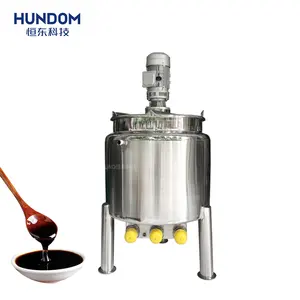 50 100 500 liter stainless steel mixer liquid soap making machine syrup cream heater jacket mixing tank
