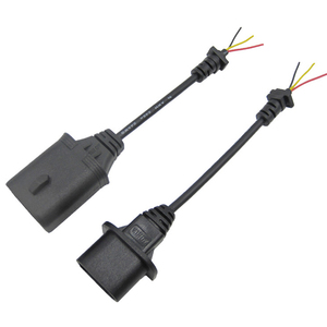 Aohua 2 Pin Nam Ổ Cắm Xe LED Dây Nịt Dây Điện H4 H7 H11 H13 9005 9007 Cáp Cắm Adapter Cho Foglight Đầu Ánh Sáng Đèn Bóng Đèn - Product Image 6