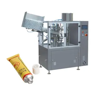 Automatic Lotion Soft Aluminum Tube Filling And Sealing Machine Gel Glue 5g 200g Tubes Fill Seal Machinery