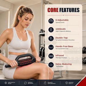 Masajeador Vibratorio Giratorio de 360 Grados, el Más Vendido, Relajación Muscular, Alivio del Dolor, Masajeador Profesional de Cuerpo Completo - Product Image 6