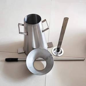 Tes konsistensi aliran beton baja tahan karat penguji kerucut Slump - Product Image 3