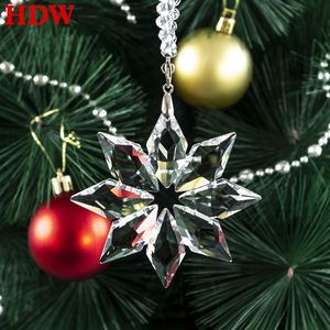 Décorations de Noël en forme de flocon de neige transparentes personnalisées, vente en gros, Pujiang 2024, très demandées - Product Image 5