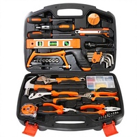 Juego de Herramientas para el Hogar, Caja de Herramientas Multifuncional, Kit de Herramientas Manuales Combinadas para Electricistas y Carpinteros