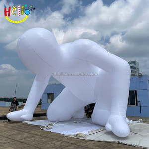 Ngoài trời Inflatable điêu khắc Mô hình nhân vật bơm hơi khổng lồ trống người đàn ông - Product Image 3