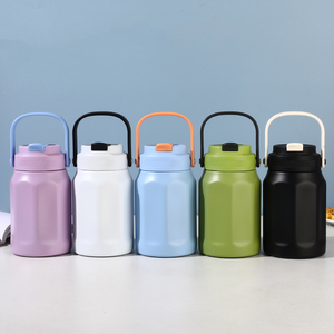 Bouteille isotherme octogonale sous vide 600ml 800ml avec poignée portable, revêtement intérieur 304, coque extérieure 201, en acier inoxydable, avec logo personnalisé - Product Image 3