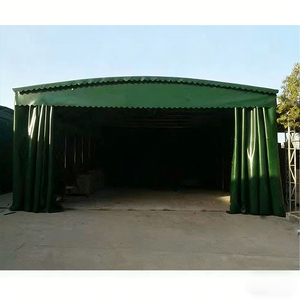 Push Pull <b>Tent</b> - Foldable Movable Canopy Heavy Duty Galvanized <b>Frame</b> PVC Folding canopy Retractable Awning Warehouse <b>Tent</b> - Product Image 6