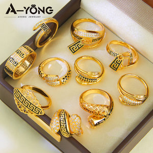 <span class=keywords><strong>Anillo</strong></span> <span class=keywords><strong>de</strong></span> circonia cúbica ajustable, joyería, <span class=keywords><strong>de</strong></span> 18k chapado en <span class=keywords><strong>oro</strong></span>, <span class=keywords><strong>precio</strong></span> al por mayor - Product Image 5