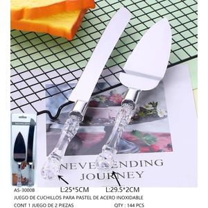 CASAMAX WL AS-3000B มีดเค้กสแตนเลสคลาสสิค พรีเมี่ยม พกพาสะดวก สร้างสรรค์ มีสไตล์ ทนทาน เป็นมิตรกับสิ่งแวดล้อม หรูหรา - Product Image 1