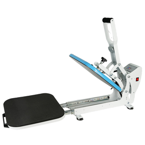 NOVELSUB Flat Heat Press Machine Auto-open Push-pull Magnetic Sublimation Machine High Pressure Ideal for T-shirt Heat Transfer