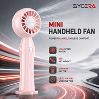 Ventilateur portable ultraléger 99g, 2000mAh, rechargeable par USB, mini-refroidisseur pour voyage, bureau, extérieur, OEM ODM