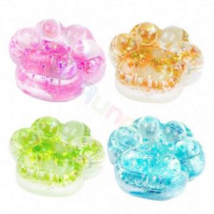 2025 New Design Ultra Soft TPR Material Giant Size Cat Paw Squishy Toy Sensory Fidget Stress Relief Kawaii Squishy <b>Ball</b> - Product Image 1