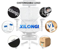 Chaise de bureau ergonomique inclinable en maille avec dossier haut, support lombaire, appui-tête 4D, pivotante, hauteur réglable, accoudoirs 7D, chaise de bureau inclinable
