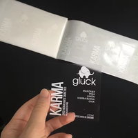 Étiquettes transparentes personnalisées pour les emballages de produits de soin de la peau et de lotions corporelles, autocollants adhésifs transparents découpés à la forme, imperméables