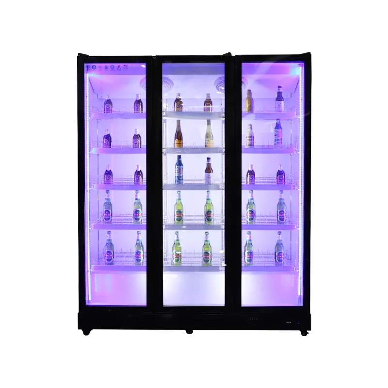Geladeira combinação comercial impecável geladeira vertical topo freezer refrigeradores
