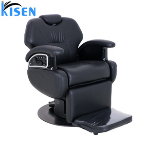 Chaise <span class=keywords><strong>de</strong></span> salon <span class=keywords><strong>de</strong></span> <span class=keywords><strong>coiffure</strong></span> électrique intelligente KISEN, réglage automatique <span class=keywords><strong>de</strong></span> la hauteur, moderne, en gros - Product Image 4