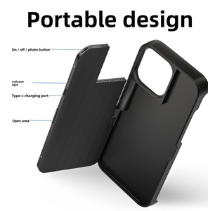 Funda para Teléfono Portátil con Control Remoto Multifuncional 3 en 1 con Bluetooth y Palo para Selfies, para Uso en Exteriores, Compatible con 15 Pro Max, 16, <span class=keywords><strong>14</strong></span>, 13 - Product Image 2