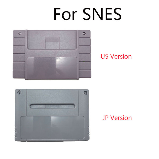 New SFC SNES Game Card Cartridge Replacement Shell Plastic Storage Box Protective Case US/JP Version