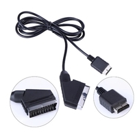Câble de remplacement RGB Scart de 1,8 m pour PS1 PS2 PS3, connexion TV AV, cordon de jeu pour console de jeu PS3
