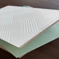 Plafond suspendu moderne ignifuge canadien en carton-plâtre avec surface en papier pour usage hôtelier, plafond artificiel BA13, garantie à vie