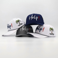 Gorra de Béisbol Personalizada con Logotipo Bordado en 3D, Impermeable, de 5 Paneles, con Corte Láser Perforado, Transpirable, para Club o Empresa