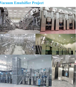 Cuve de mélange cosmétique en acier inoxydable, petit émulsifiant sous vide, homogénéisateur, mélangeur <span class=keywords><strong>pour</strong></span> la fabrication de mayonnaise - Product Image 5