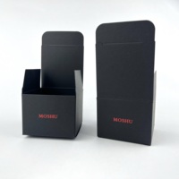 Boîtes en carton noires personnalisées: Boîtes d'emballage vierges, impression de logo disponible