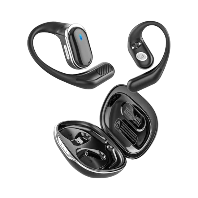 Open Ear Wireless Tws Earbuds 50Hrs Playtime Ipx7 Waterproof Active Noise Cancelling Led for 5.3 Touch Control Fitness