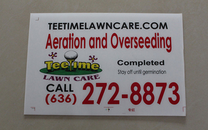 لافتات عرض عقارية مخصصة ملونة ذات وجهين مع أوتاد على شكل حرف H، لافتات بلاستيكية للحدائق مصنوعة من مادة البولي بروبيلين قابلة للقص - Product Image 5