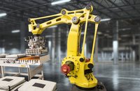 Robot de palettisation robuste FANUC M-410iC 315 kg – Station de travail FANUC Robotics pour manutention et palettisation intensives haute vitesse