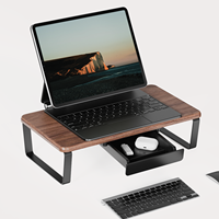 Nouvelle arrivée moniteur Riser en bois élévateur ordinateur portable étagère de bureau meubles supplémentaires moniteur support pour bureau à domicile
