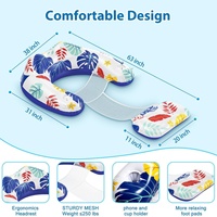 Jouets aquatiques gonflables d'été très populaires pour adultes : hamac flottant pour piscine et bouées de natation pour un plaisir estival